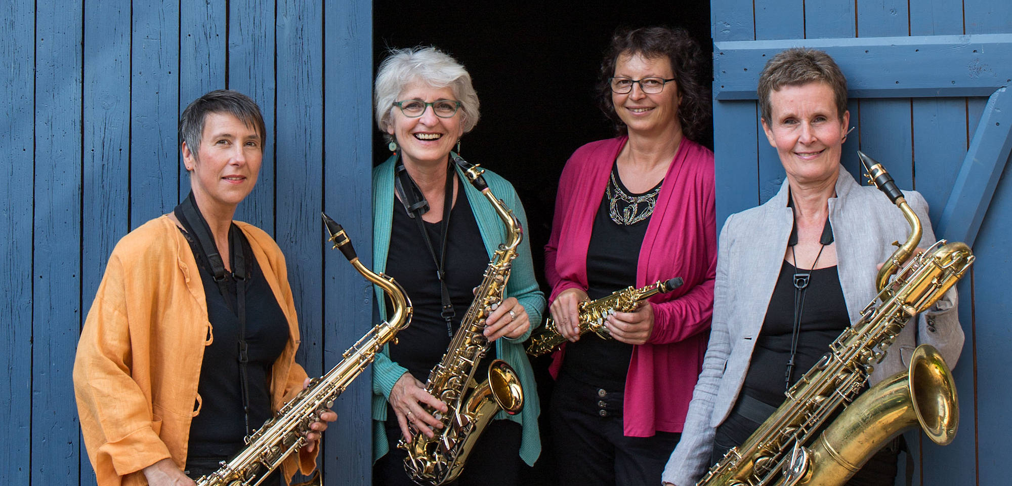 Musikschule Oberweser - Saxophonensemble mit vier Frauen