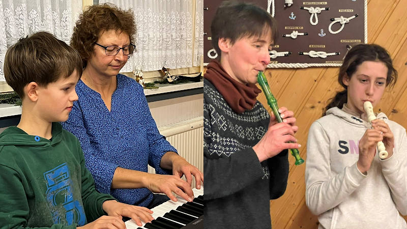 Musikschule Oberweser - Weihnachtskonzert und Weihnachtsmarkt 2023
